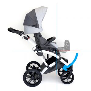 - Mouse : poussette handicap multi réglable