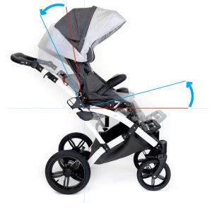 - Mouse : poussette handicap multi réglable
